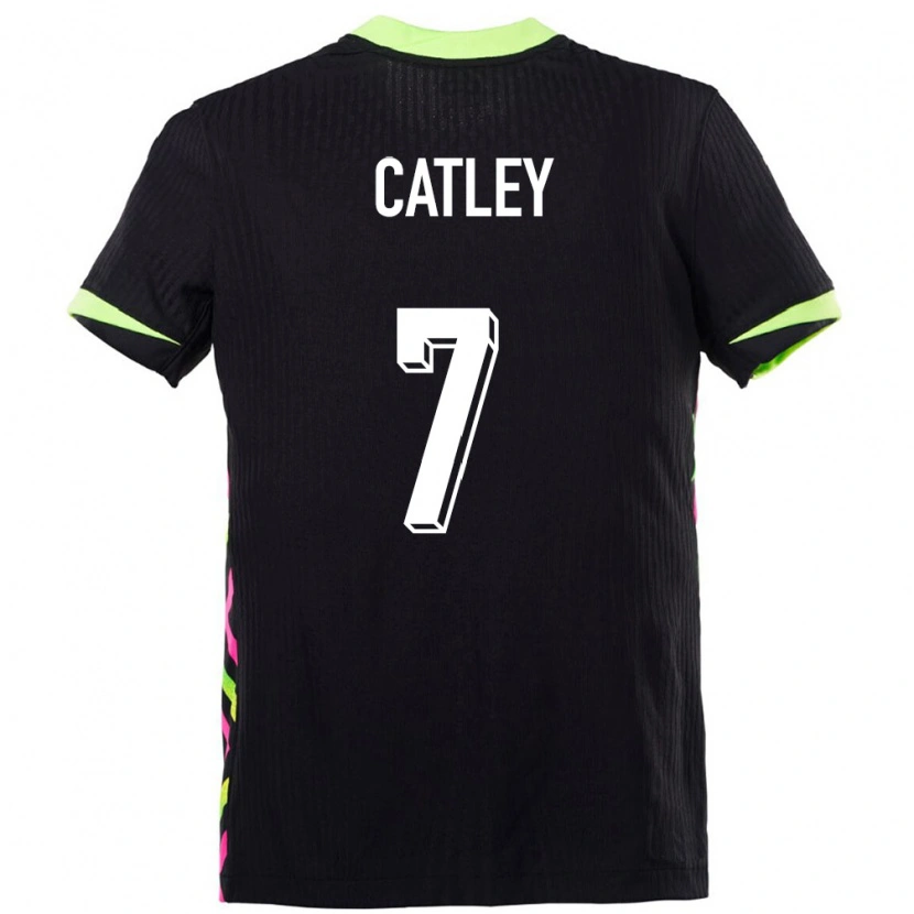 Danxen Damen Australien Stephanie Catley #7 Dunkelblau Auswärtstrikot Trikot 24-26 T-Shirt Schweiz