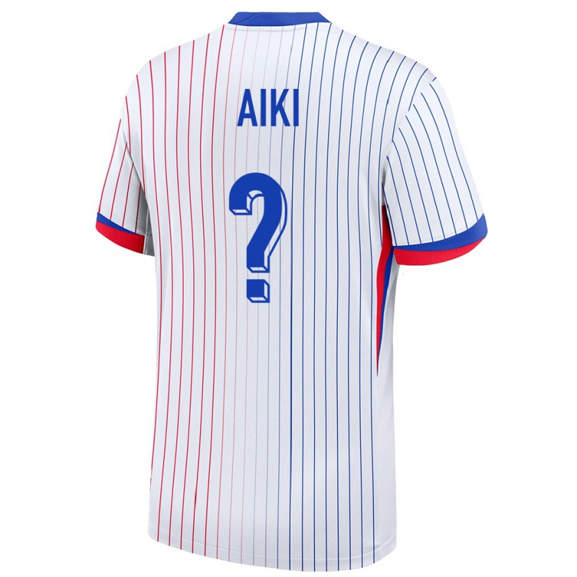 Danxen Damen Frankreich Ayman Aiki #0 Weiß Auswärtstrikot Trikot 24-26 T-Shirt Schweiz