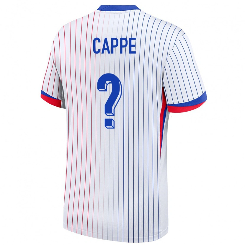 Danxen Damen Frankreich Djibril Cappe #0 Weiß Auswärtstrikot Trikot 24-26 T-Shirt Schweiz