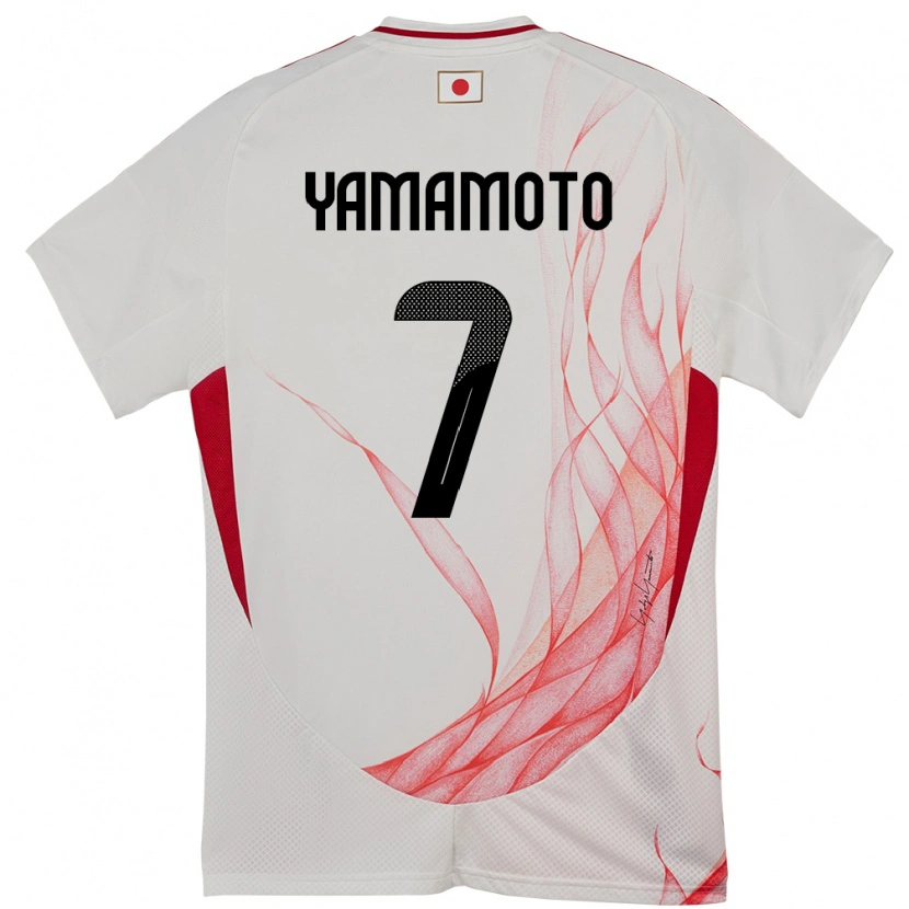 Danxen Damen Japan Rihito Yamamoto #7 Weiß Auswärtstrikot Trikot 24-26 T-Shirt Schweiz