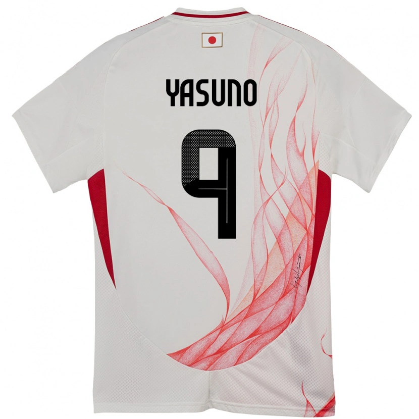 Danxen Damen Japan Takumi Yasuno #9 Weiß Auswärtstrikot Trikot 24-26 T-Shirt Schweiz