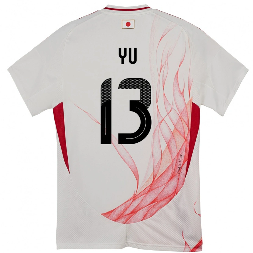 Danxen Damen Japan Yu Hirakawa #13 Weiß Auswärtstrikot Trikot 24-26 T-Shirt Schweiz