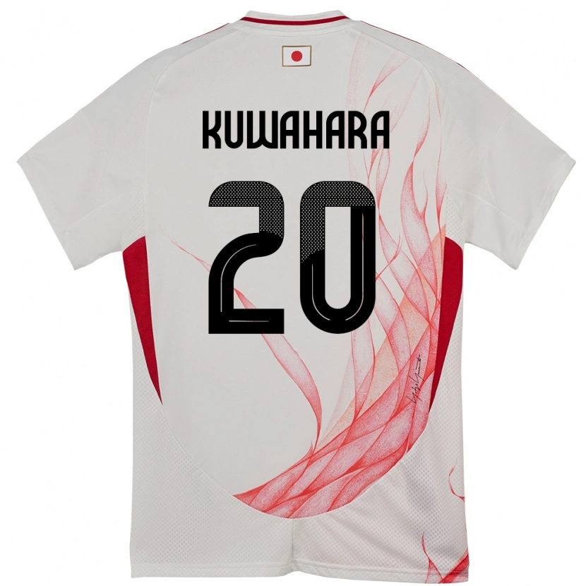 Danxen Damen Japan Rikuto Kuwahara #20 Weiß Auswärtstrikot Trikot 24-26 T-Shirt Schweiz