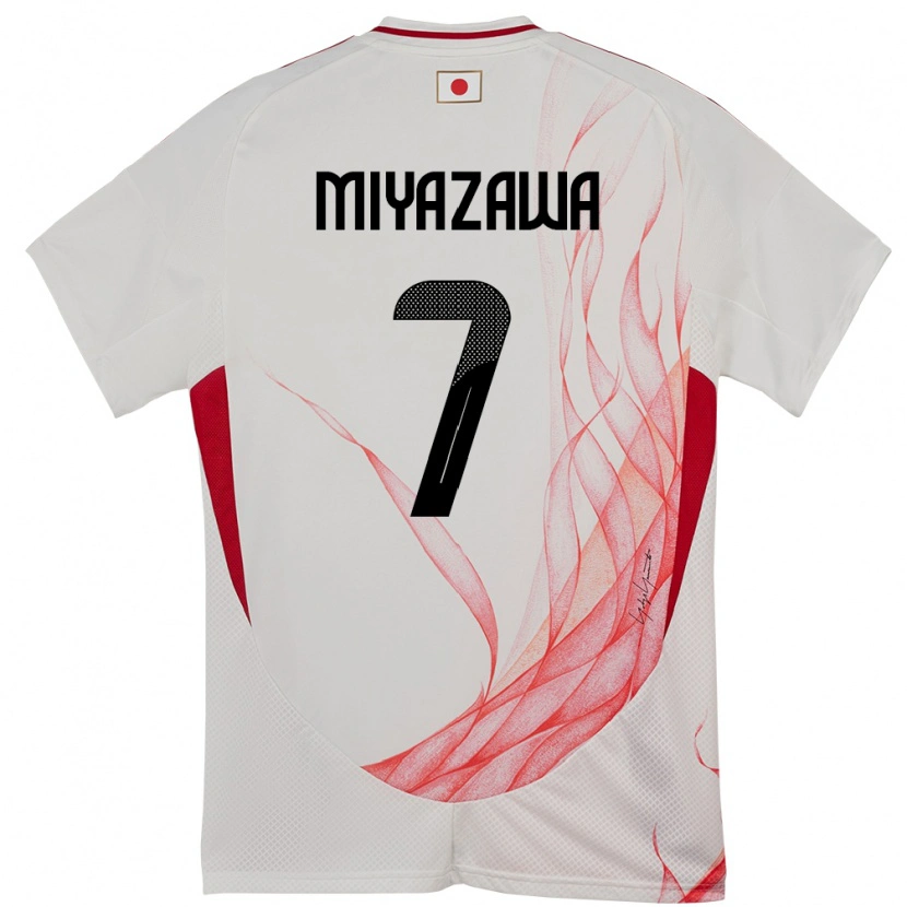 Danxen Damen Japan Hinata Miyazawa #7 Weiß Auswärtstrikot Trikot 24-26 T-Shirt Schweiz