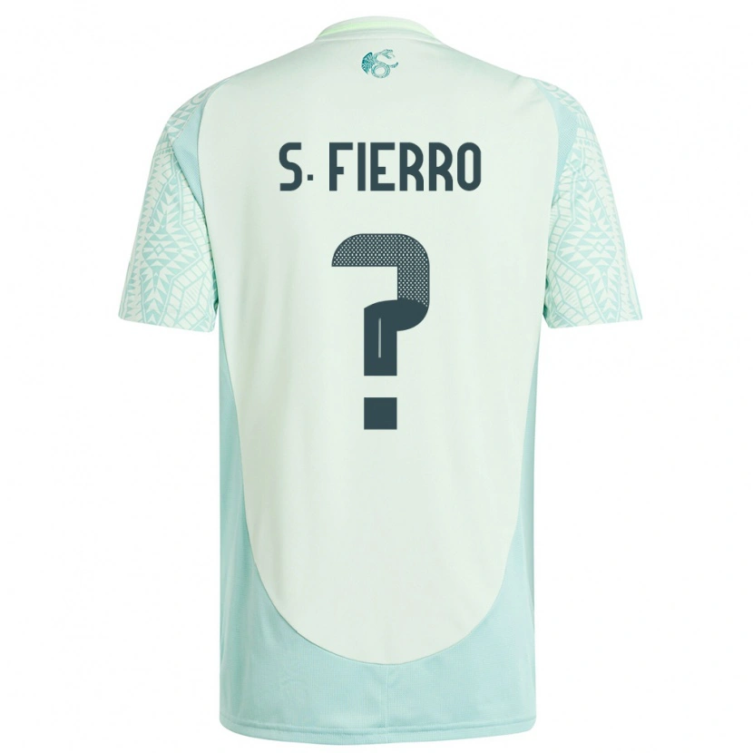 Danxen Damen Mexiko Sebastián Fierro #0 Leinengrün Auswärtstrikot Trikot 24-26 T-Shirt Schweiz