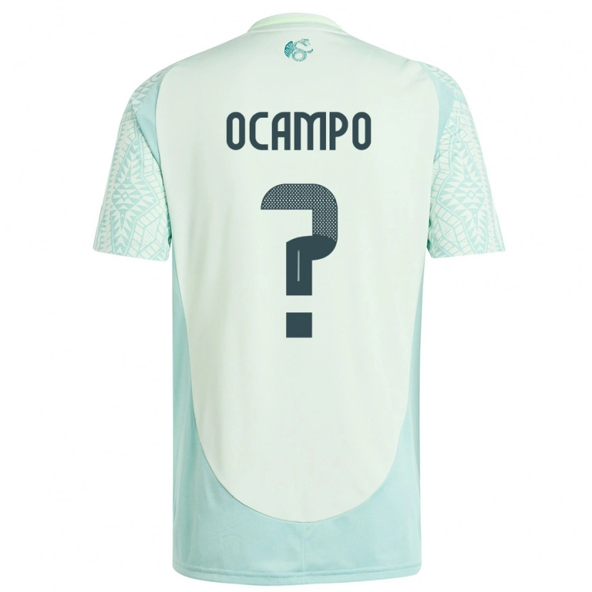 Danxen Damen Mexiko Johan Ocampo #0 Leinengrün Auswärtstrikot Trikot 24-26 T-Shirt Schweiz