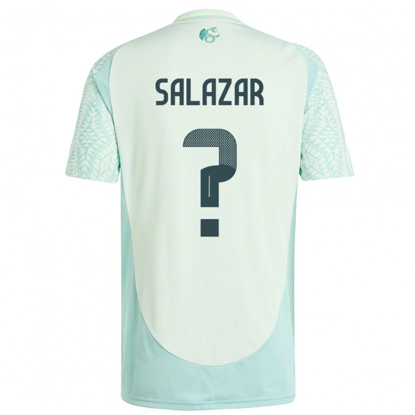 Danxen Damen Mexiko Bryan Salazar #0 Leinengrün Auswärtstrikot Trikot 24-26 T-Shirt Schweiz