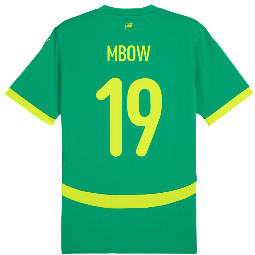 Danxen Damen Senegal Mapenda Mbow #19 Grün Auswärtstrikot Trikot 24-26 T-Shirt Schweiz