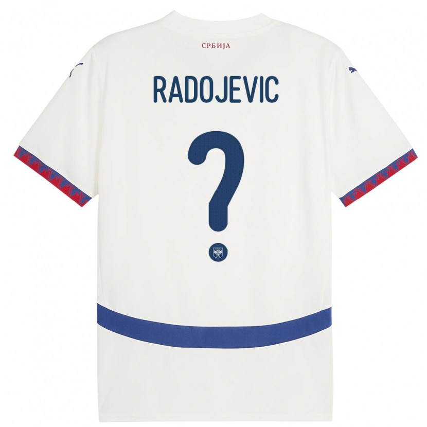 Danxen Damen Serbien Viktor Radojevic #0 Weiß Auswärtstrikot Trikot 24-26 T-Shirt Schweiz