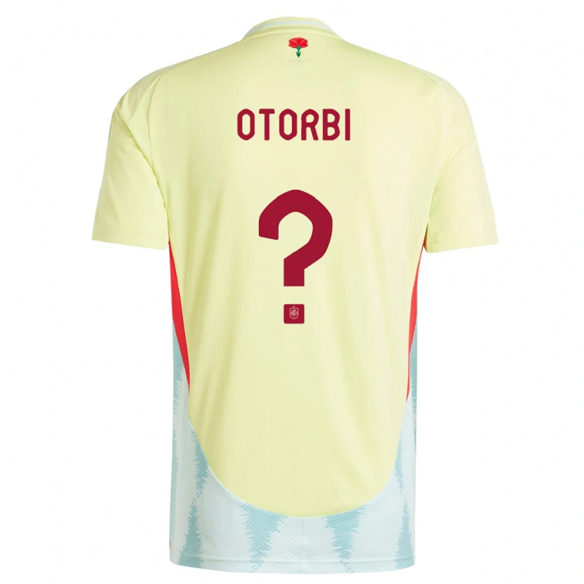 Danxen Damen Spanien David Otorbi #0 Gelb Auswärtstrikot Trikot 24-26 T-Shirt Schweiz