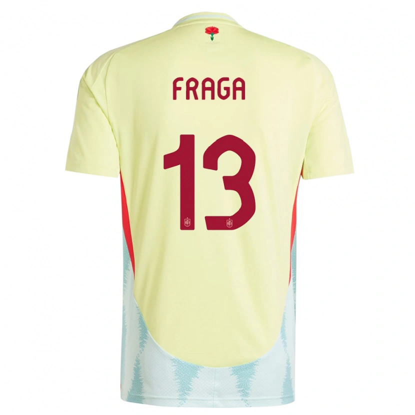 Danxen Damen Spanien Aitor Fraga #13 Gelb Auswärtstrikot Trikot 24-26 T-Shirt Schweiz