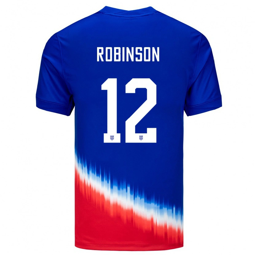Danxen Damen Vereinigte Staaten Miles Robinson #12 Blau Auswärtstrikot Trikot 24-26 T-Shirt Schweiz