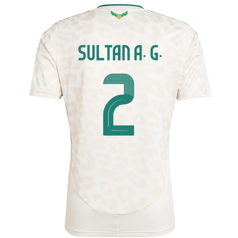 Danxen Damen Saudi-Arabien Sultan Al-Ghannam #2 Weiß Auswärtstrikot Trikot 24-26 T-Shirt Schweiz