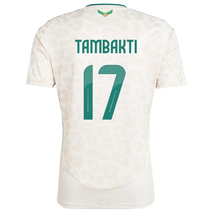 Danxen Damen Saudi-Arabien Hassan Tambakti #17 Weiß Auswärtstrikot Trikot 24-26 T-Shirt Schweiz