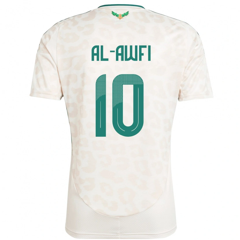 Danxen Damen Saudi-Arabien Al-Walid Al-Awfi #10 Weiß Auswärtstrikot Trikot 24-26 T-Shirt Schweiz