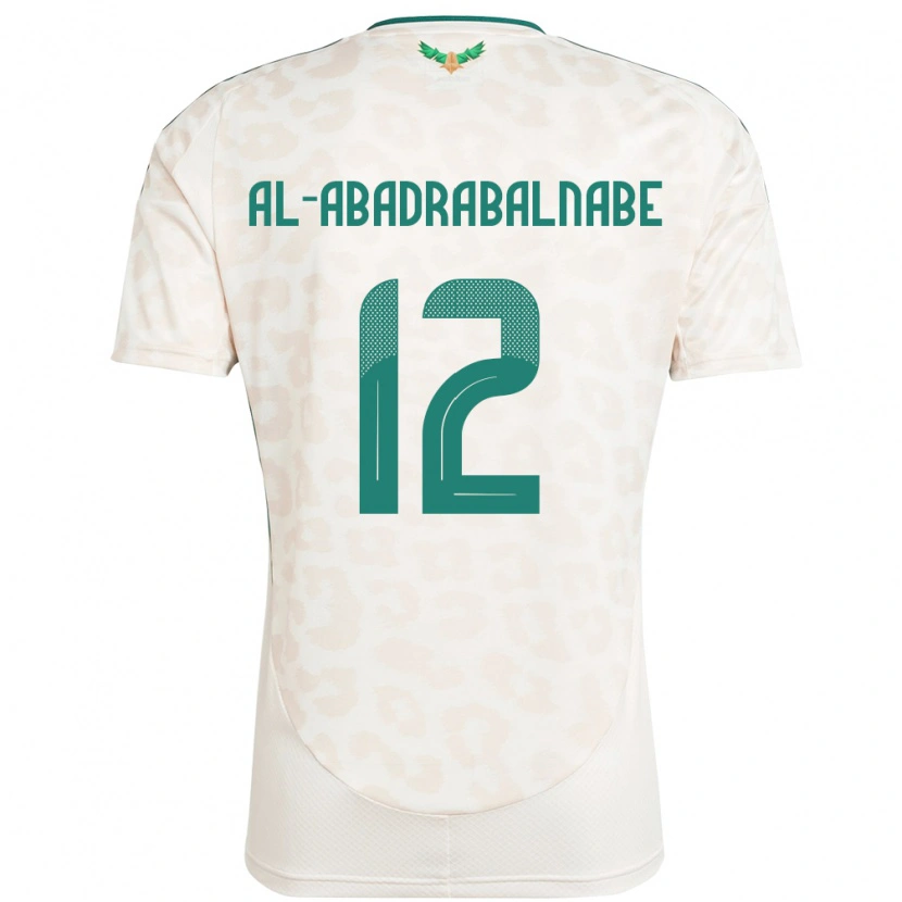Danxen Damen Saudi-Arabien Ahmed Musallam Al-Abadrabalnabe #12 Weiß Auswärtstrikot Trikot 24-26 T-Shirt Schweiz