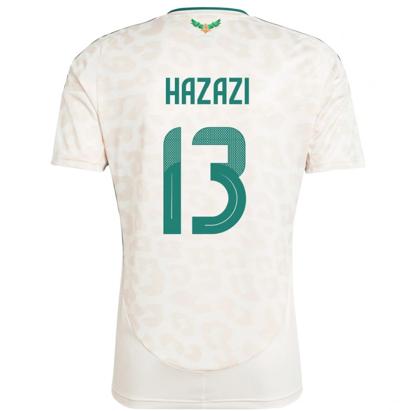 Danxen Damen Saudi-Arabien Bassam Hazazi #13 Weiß Auswärtstrikot Trikot 24-26 T-Shirt Schweiz