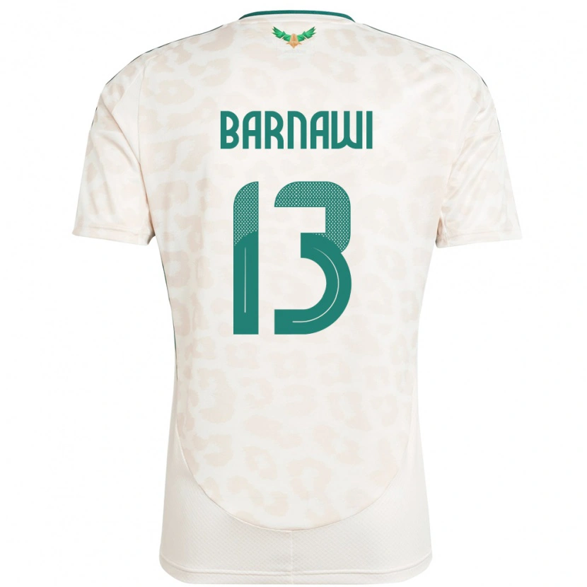 Danxen Damen Saudi-Arabien Abdulsalam Barnawi #13 Weiß Auswärtstrikot Trikot 24-26 T-Shirt Schweiz