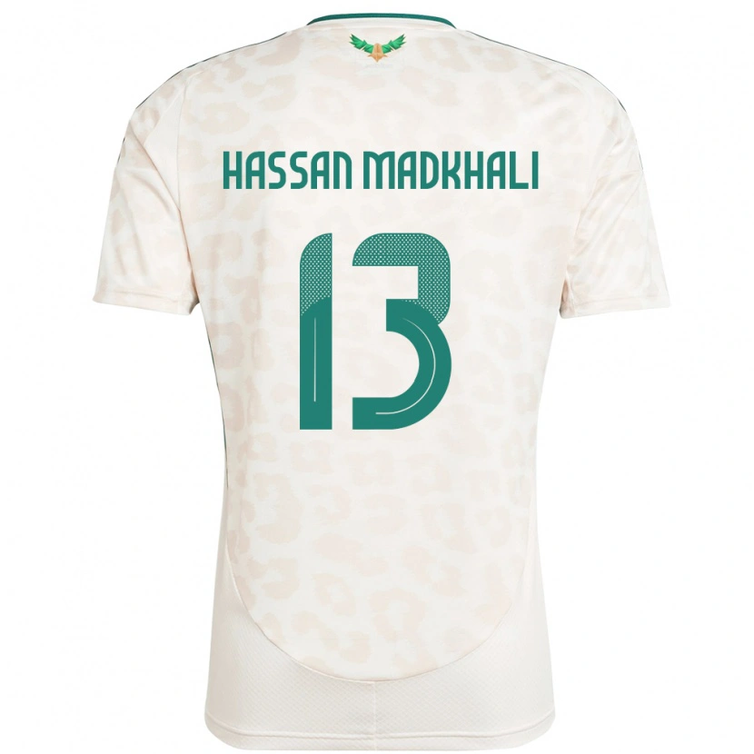 Danxen Damen Saudi-Arabien Mohammed Hassan Madkhali #13 Weiß Auswärtstrikot Trikot 24-26 T-Shirt Schweiz