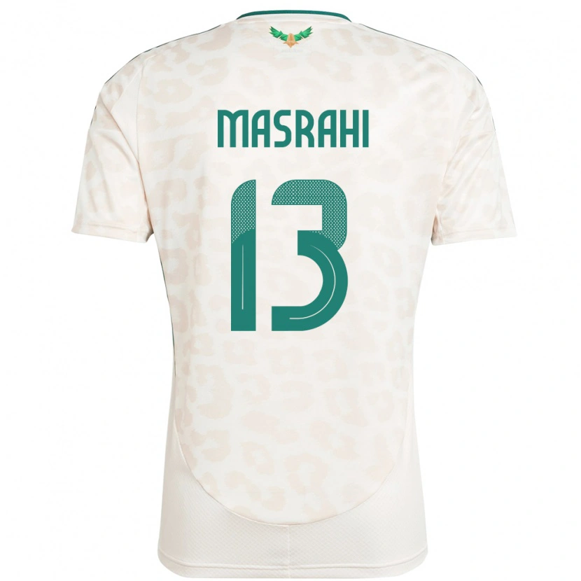 Danxen Damen Saudi-Arabien Mubarak Masrahi #13 Weiß Auswärtstrikot Trikot 24-26 T-Shirt Schweiz