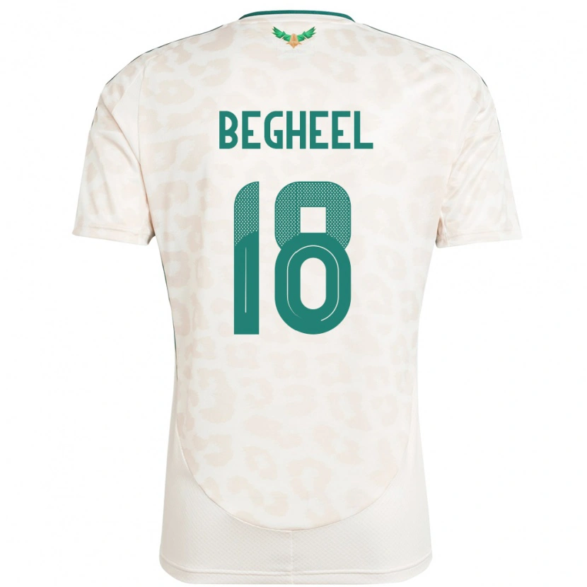 Danxen Damen Saudi-Arabien Qasem Begheel #18 Weiß Auswärtstrikot Trikot 24-26 T-Shirt Schweiz