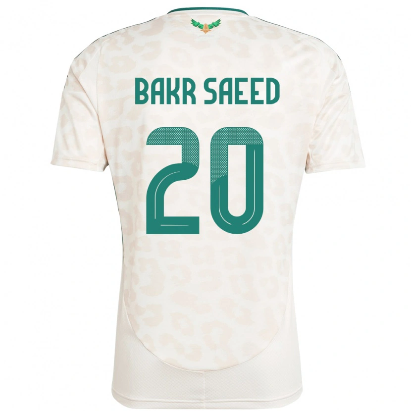 Danxen Damen Saudi-Arabien Abu Bakr Saeed #20 Weiß Auswärtstrikot Trikot 24-26 T-Shirt Schweiz