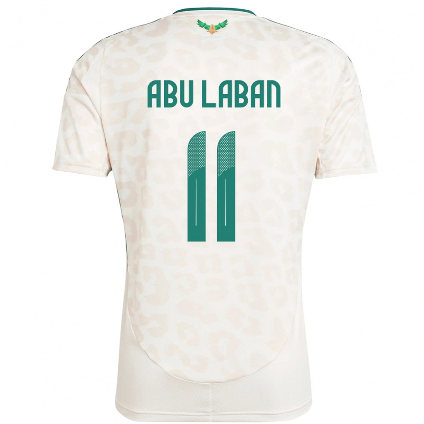 Danxen Damen Saudi-Arabien Dalia Abu Laban #11 Weiß Auswärtstrikot Trikot 24-26 T-Shirt Schweiz