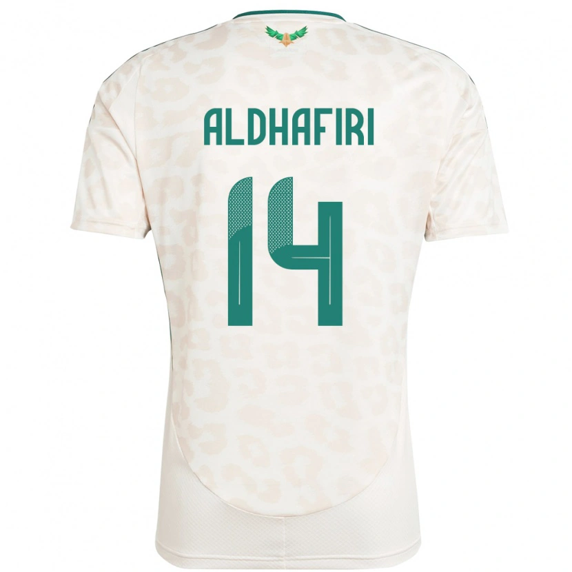 Danxen Damen Saudi-Arabien Jathob Aldhafiri #14 Weiß Auswärtstrikot Trikot 24-26 T-Shirt Schweiz