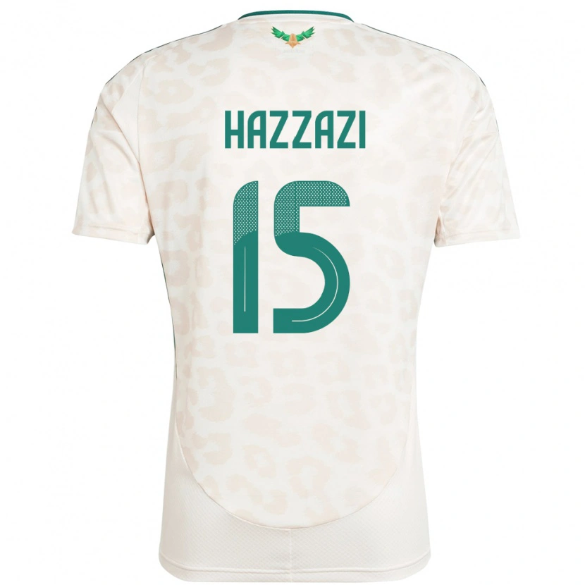 Danxen Damen Saudi-Arabien Mohammed Hazzazi #15 Weiß Auswärtstrikot Trikot 24-26 T-Shirt Schweiz