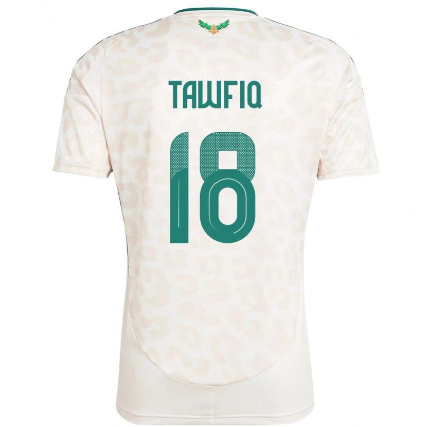 Danxen Damen Saudi-Arabien Saba Tawfiq #18 Weiß Auswärtstrikot Trikot 24-26 T-Shirt Schweiz