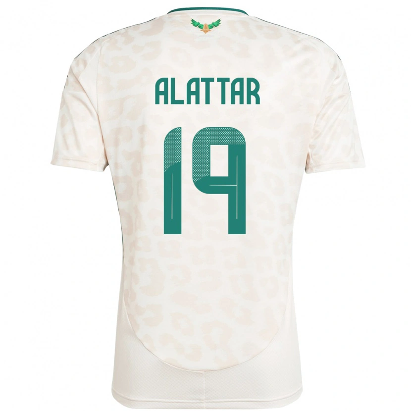 Danxen Damen Saudi-Arabien Ramiz Alattar #19 Weiß Auswärtstrikot Trikot 24-26 T-Shirt Schweiz