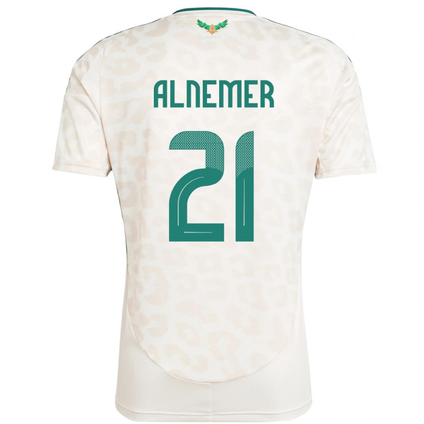 Danxen Damen Saudi-Arabien Meshari Alnemer #21 Weiß Auswärtstrikot Trikot 24-26 T-Shirt Schweiz