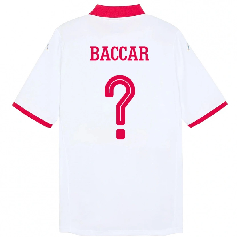 Danxen Damen Tunesien Hichem Baccar #0 Weiß Auswärtstrikot Trikot 24-26 T-Shirt Schweiz