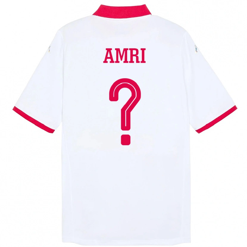 Danxen Damen Tunesien Abdallah Amri #0 Weiß Auswärtstrikot Trikot 24-26 T-Shirt Schweiz