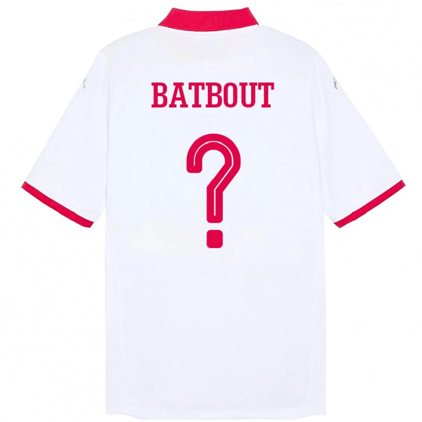 Danxen Damen Tunesien Noussayr Batbout #0 Weiß Auswärtstrikot Trikot 24-26 T-Shirt Schweiz