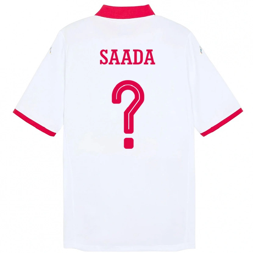Danxen Damen Tunesien Malek Saada #0 Weiß Auswärtstrikot Trikot 24-26 T-Shirt Schweiz