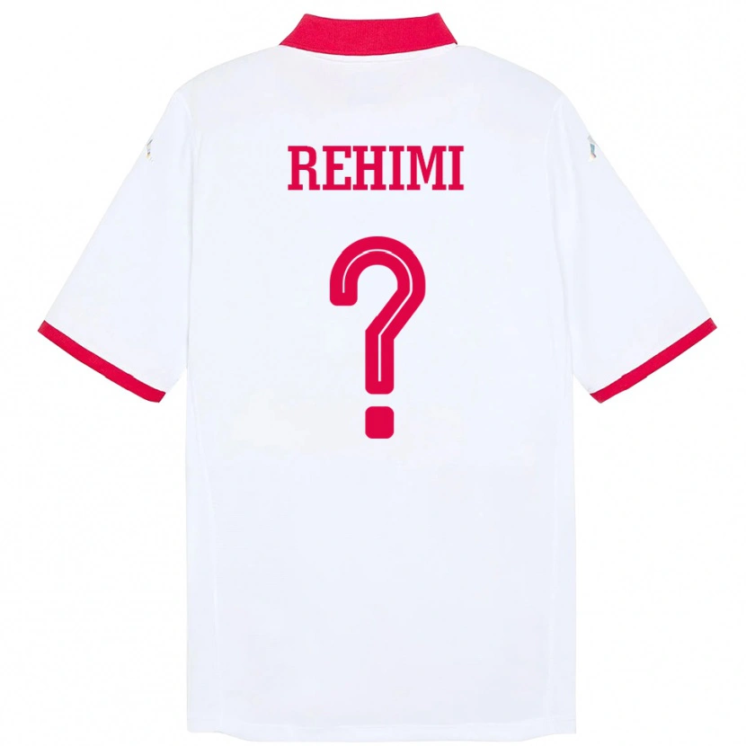 Danxen Damen Tunesien Rayane Rehimi #0 Weiß Auswärtstrikot Trikot 24-26 T-Shirt Schweiz