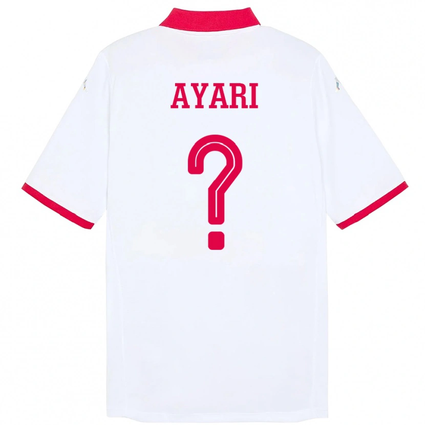 Danxen Damen Tunesien Khalil Ayari #0 Weiß Auswärtstrikot Trikot 24-26 T-Shirt Schweiz