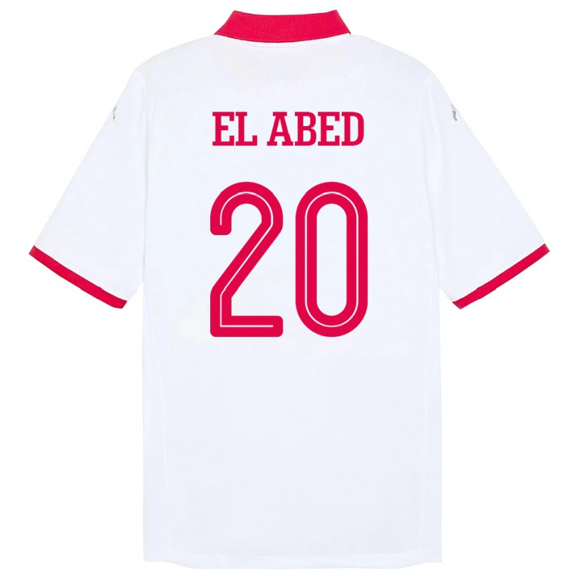 Danxen Damen Tunesien Iyed El Abed #20 Weiß Auswärtstrikot Trikot 24-26 T-Shirt Schweiz