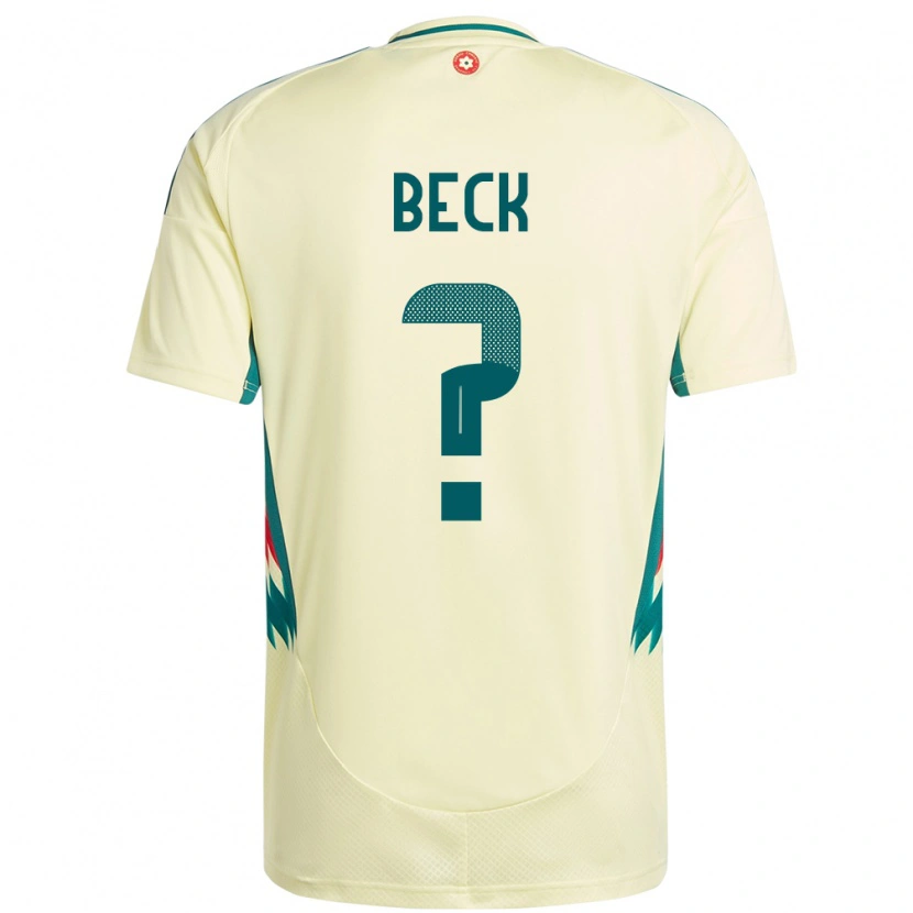 Danxen Damen Wales Owen Beck #0 Beige Gelb Auswärtstrikot Trikot 24-26 T-Shirt Schweiz