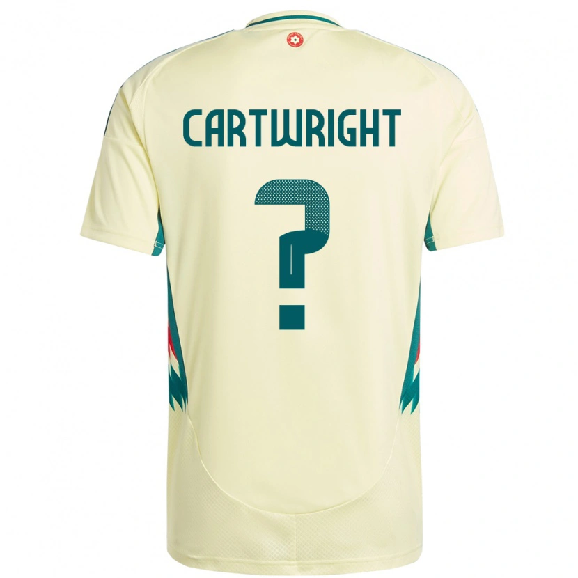 Danxen Damen Wales Logan Cartwright #0 Beige Gelb Auswärtstrikot Trikot 24-26 T-Shirt Schweiz