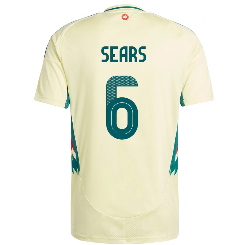 Danxen Damen Wales Ryan Sears #6 Beige Gelb Auswärtstrikot Trikot 24-26 T-Shirt Schweiz