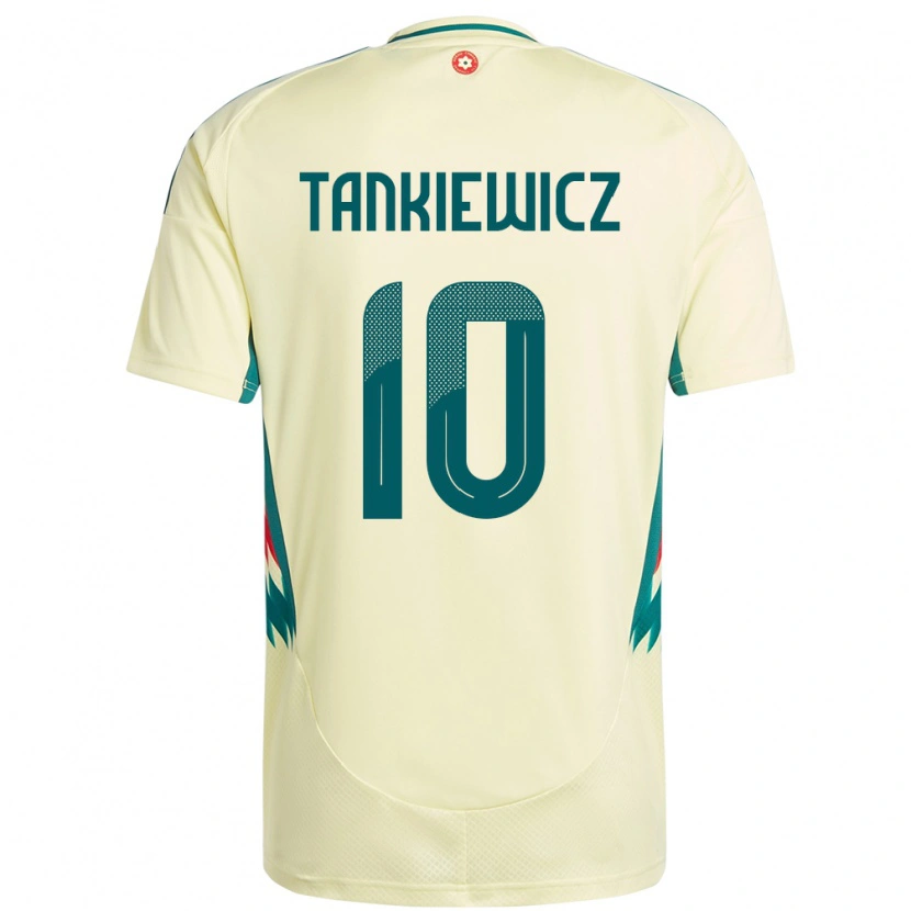 Danxen Damen Wales Rob Tankiewicz #10 Beige Gelb Auswärtstrikot Trikot 24-26 T-Shirt Schweiz