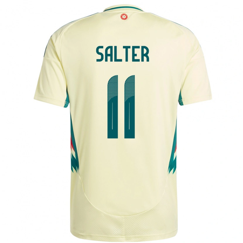 Danxen Damen Wales Oliver Salter #11 Beige Gelb Auswärtstrikot Trikot 24-26 T-Shirt Schweiz