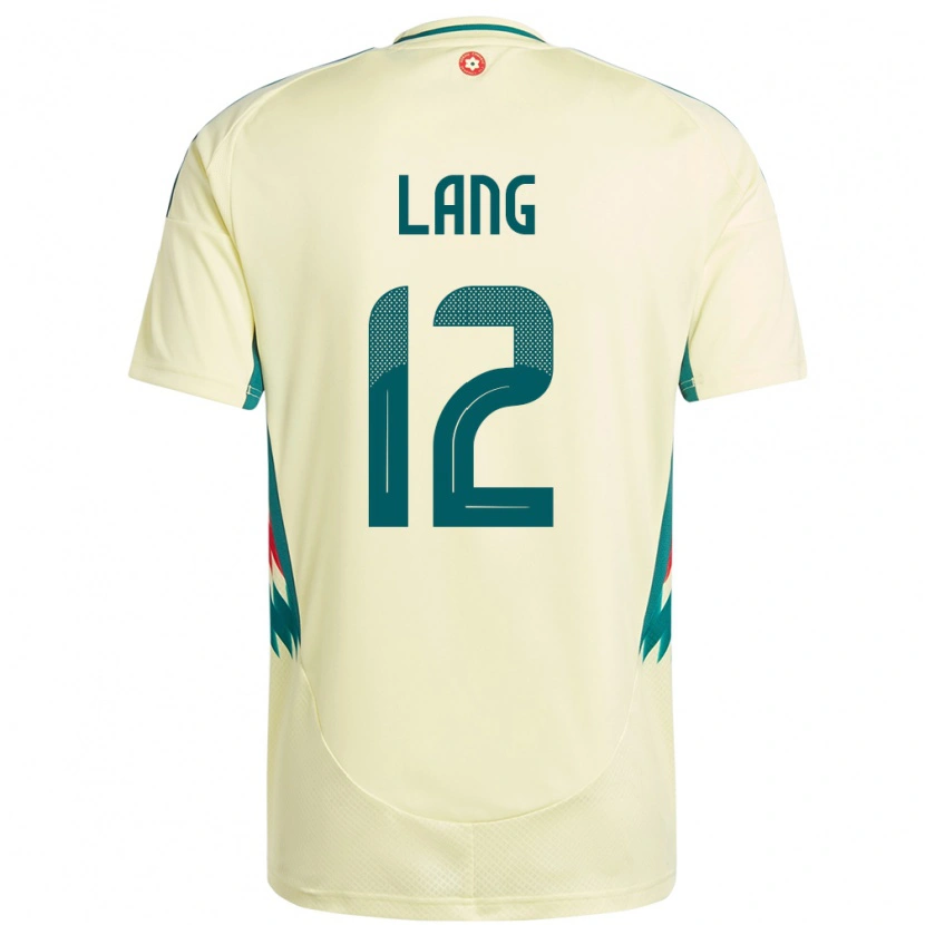 Danxen Damen Wales Alex Lang #12 Beige Gelb Auswärtstrikot Trikot 24-26 T-Shirt Schweiz