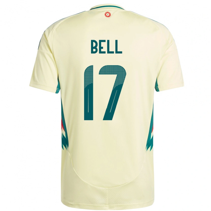 Danxen Damen Wales Zac Bell #17 Beige Gelb Auswärtstrikot Trikot 24-26 T-Shirt Schweiz