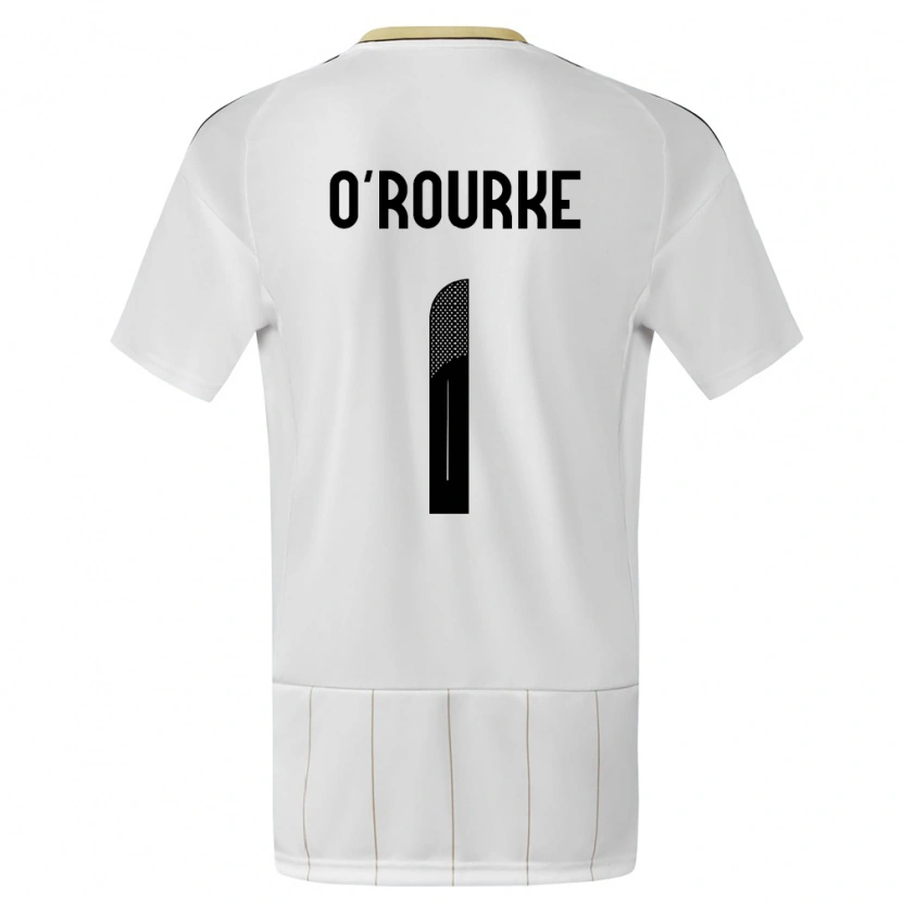 Danxen Damen Costa Rica Ian O'rourke #1 Weiß Auswärtstrikot Trikot 24-26 T-Shirt Schweiz
