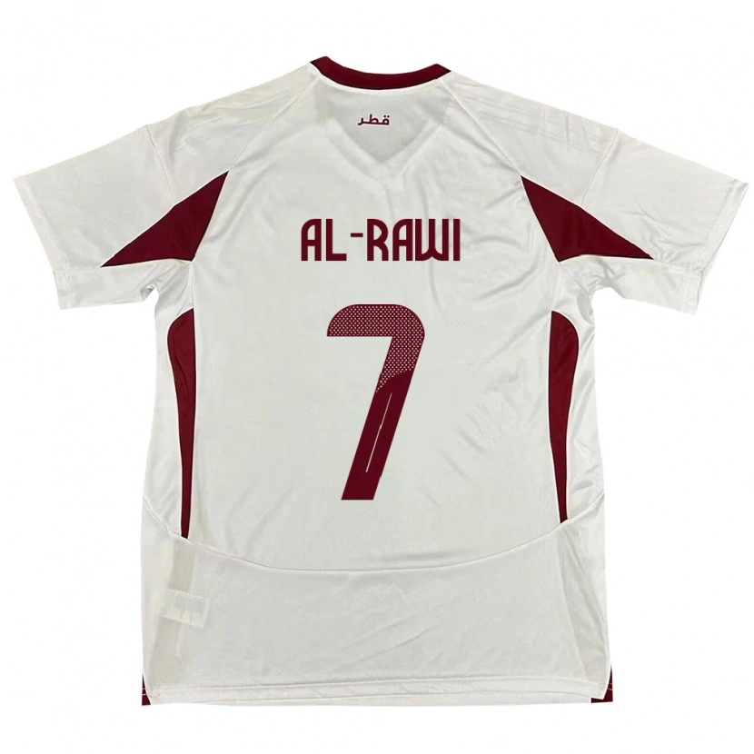 Danxen Damen Katar Ahmed Al-Rawi #7 Weiß Auswärtstrikot Trikot 24-26 T-Shirt Schweiz