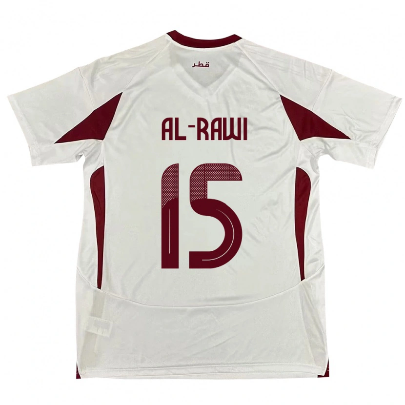 Danxen Damen Katar Bassam Al-Rawi #15 Weiß Auswärtstrikot Trikot 24-26 T-Shirt Schweiz