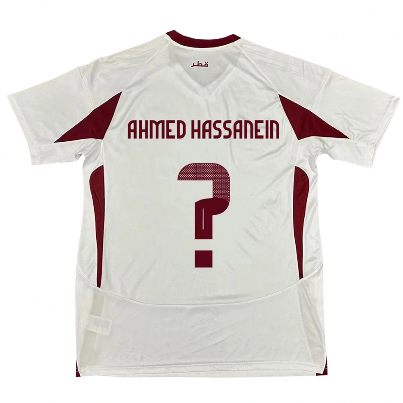 Danxen Damen Katar Seifeldin Ahmed Hassanein #0 Weiß Auswärtstrikot Trikot 24-26 T-Shirt Schweiz